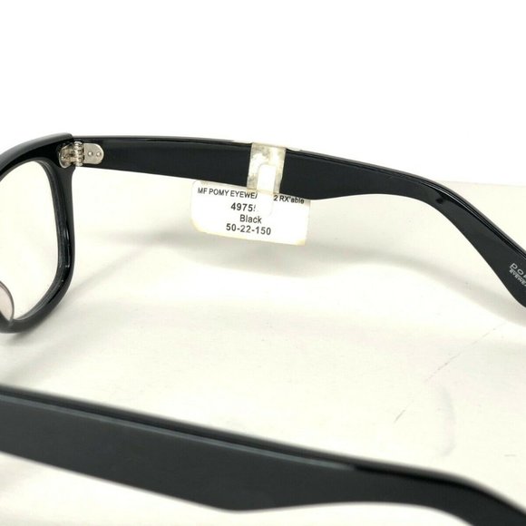 Pomy Eyewear Eyeglass Frames RX black 50-22-150 - Picture 4 of 5